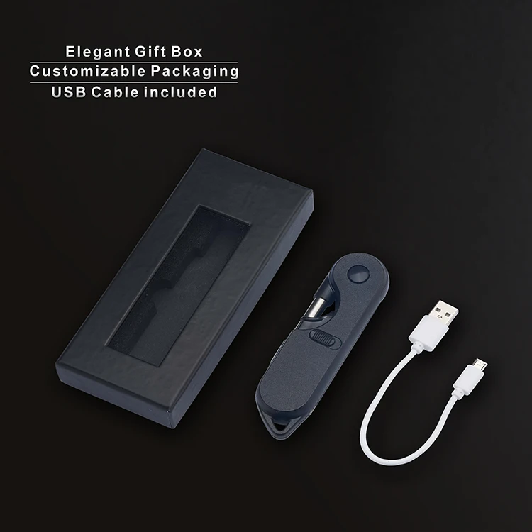 180 Degree Hook Design Windproof Electric Plasma Lighter for BBQ