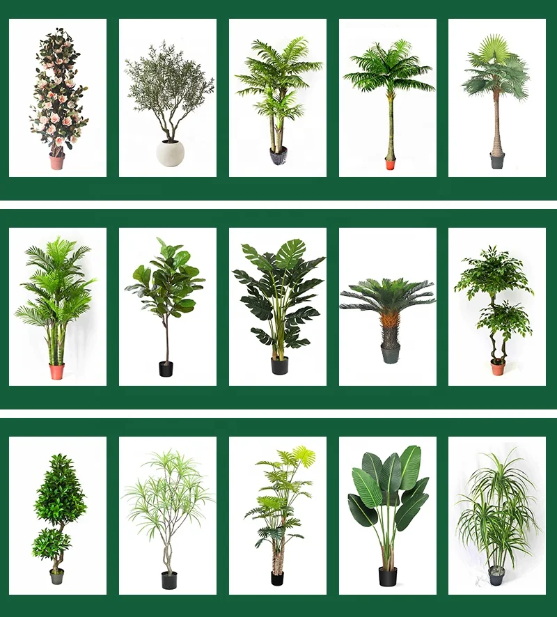 Artificial sago palm tree cycas palm uv proof outdoor sago bonsai artificial plantas