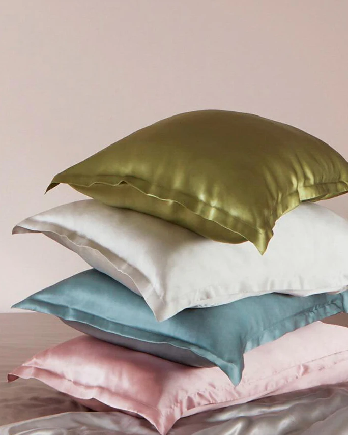 silk logo custom pillow case wholesale satin sleeping pillow cases cushion cases