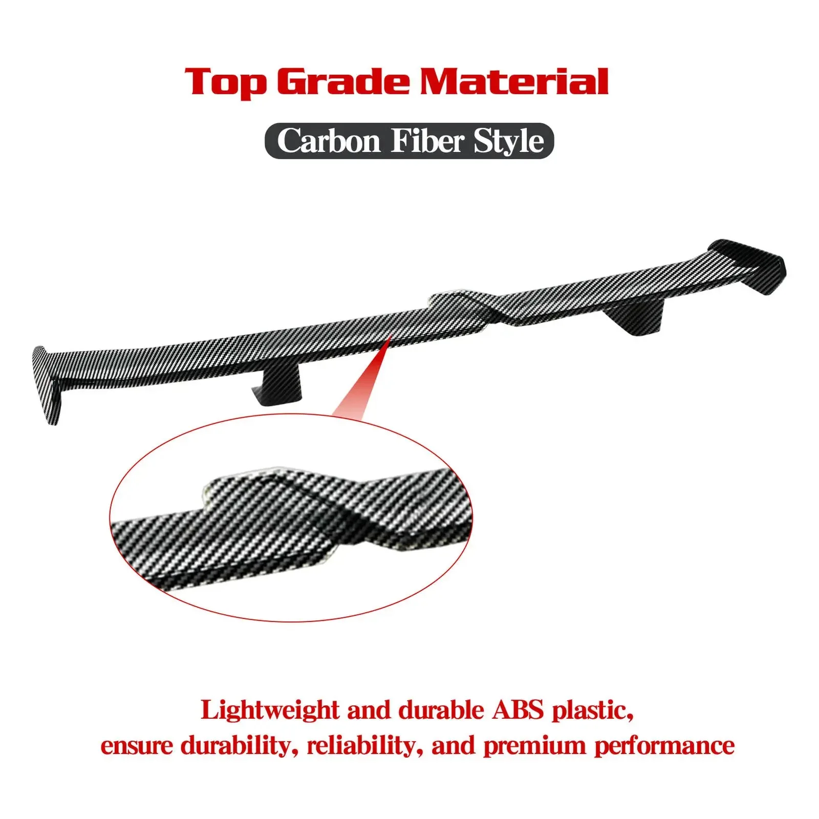 Car Exterior Accessories Auto Spare Parts Rear Trunk Lid Spoiler Wing Rear Spoiler For Jetour T2