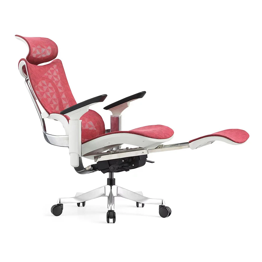 Factory  BIFMA Standard Competitive price full mesh office chair office ergonomic with height adjustable big lumbar support