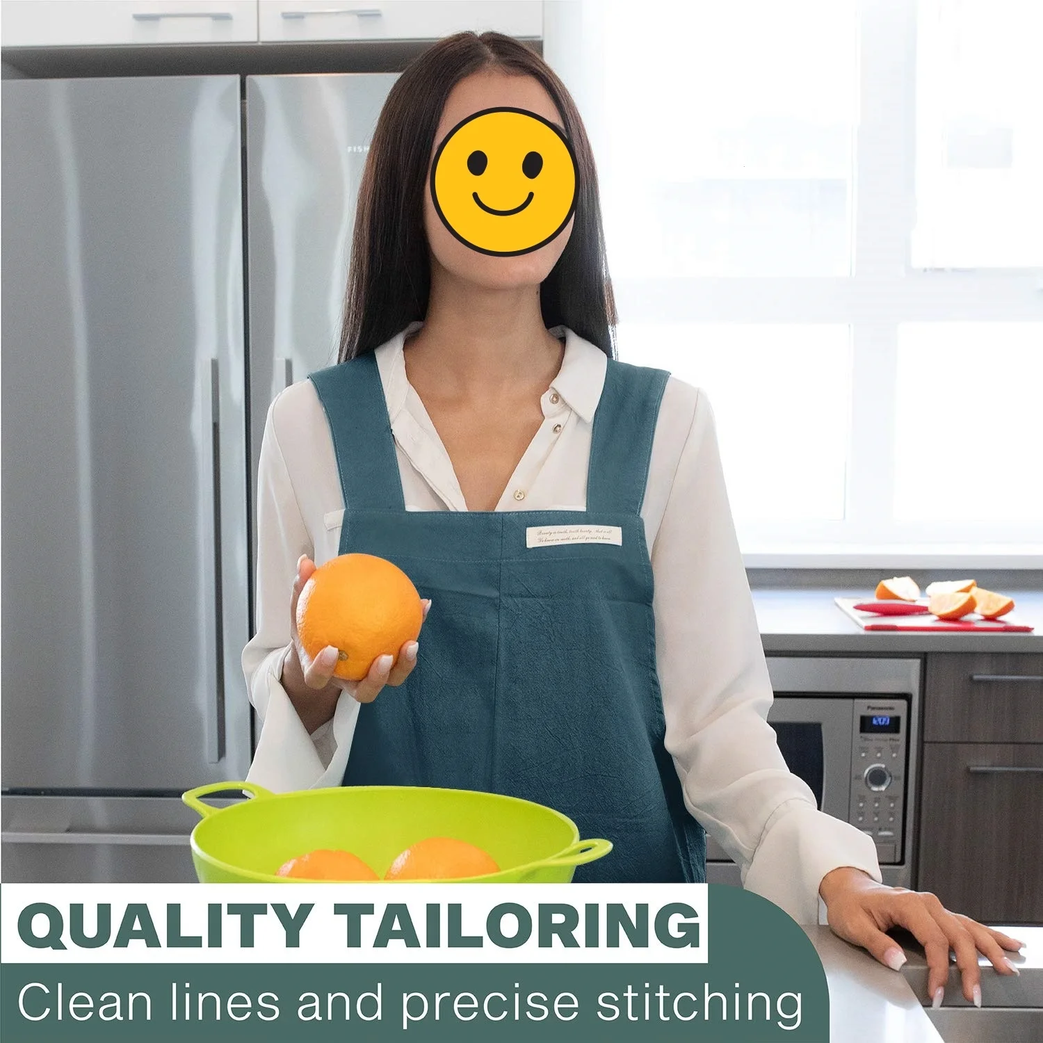 YA SHINE Cotton Japanese apron custom logo Work Gardening Cooking Painting Baking plain color Aprons for Women and Men