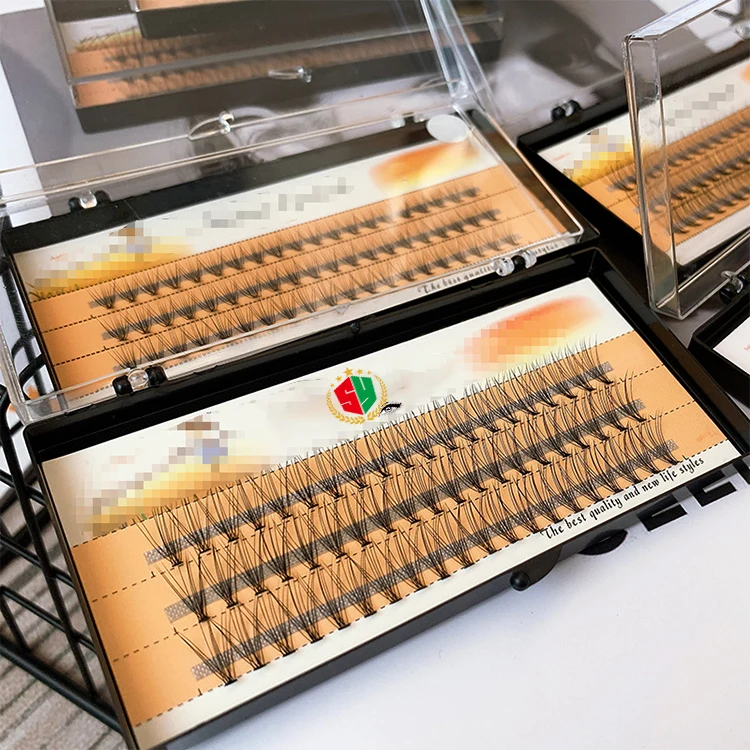 4d 5d 6d 10d Private Label Pre Made Fan Eyelash Extension Tray Faux Mink Heat Bonded Las Extension Fans Volume Pre Made Fan