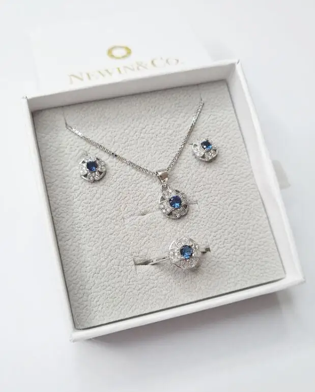 Custom Logo Slide Jewelry Gift Boxes with Pouch Drawer Paper Jewelry Boxes for Earrings Ring Necklace Bracelet Jewellery Boxes