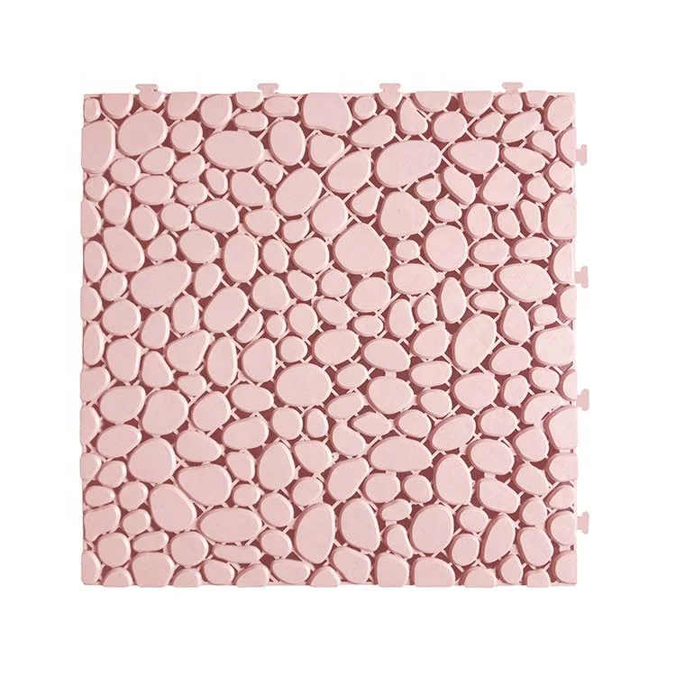 Anti slip kitchen PVC Plastic Flooring, PE polystyrene interlocking floor tiles