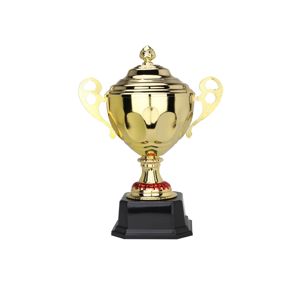 Exquisite handmade classic trophies silver gold  award trophy for competition