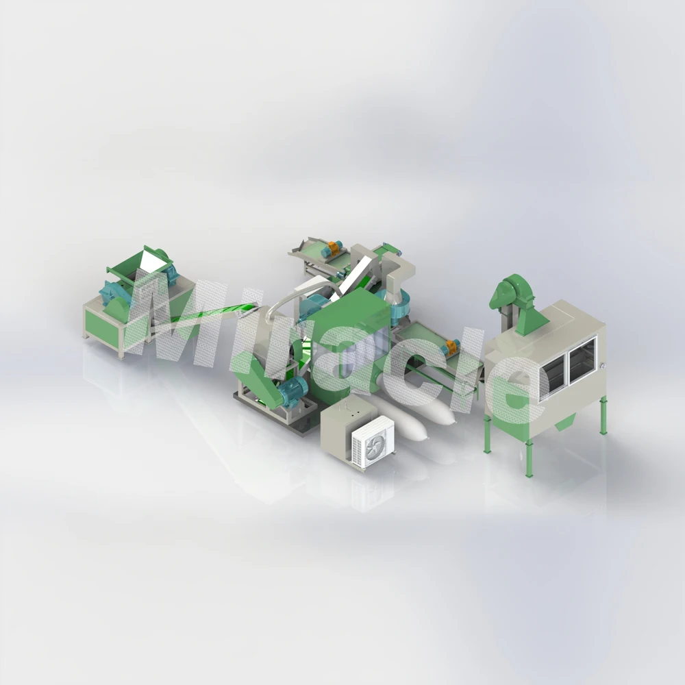 Mini Wire Granulator Copper Wire Scrap Ru Scrap Metal Copper Wire Recycling Equipment