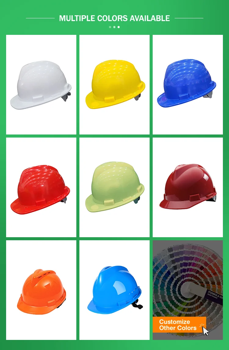 China Head Protection Heat Resistant Professional Industrial Abs Plastic Climbing Work Oil and Gas Safety Hard Hats With Mask