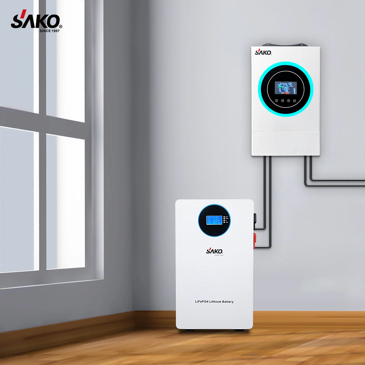 Sako Sunon V 4.5Kva 6.5Kva MPPT на сетке от сети инвертор солнечной панели 4.2Kw 6.2Kw Гибридный солнечный инвертор производители в Китае