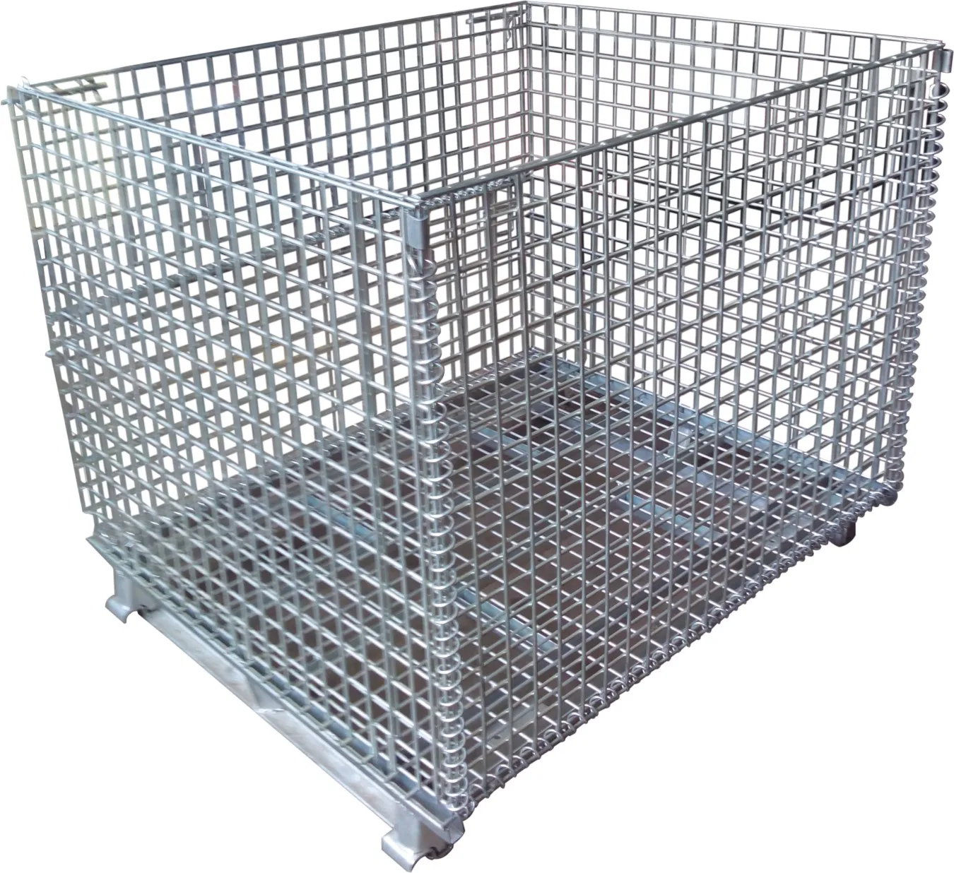 firewood storage wire mesh box