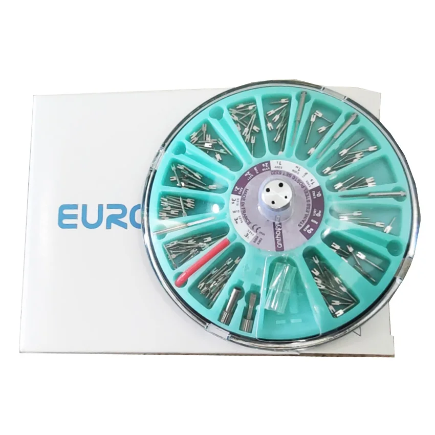 dental equipment refill pack dental screw post stainless steel fiber post for drills high quality golden plated euro post