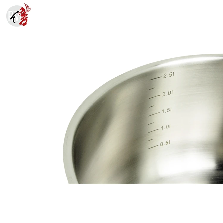 bulk buying straight shape 6pcs stainless steel casserole pot set