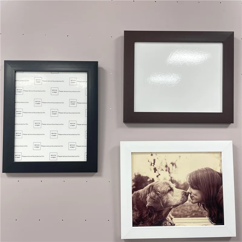 MDFSUB 14x18' Plastic MDF Sublimation Frame DIY Blank Sublimation PS photo frame 3mm MDF sublimation plastic photo frame