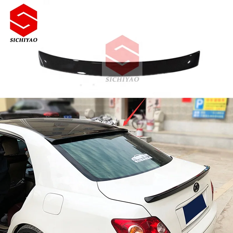For Toyota REIZ roof spoiler 2006-2009 REIZ MARK X  roof spoiler ABS plastic Material Car Rear Wing Color Rear Spoiler