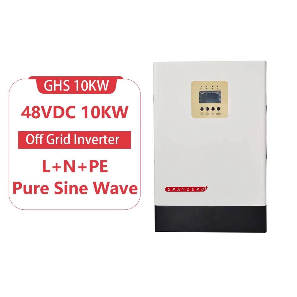 Hot Sales Hybrid 10kw Off-grid Solar Power Inverter Single 48VDC pure sine wave Solar Solar Inverter
