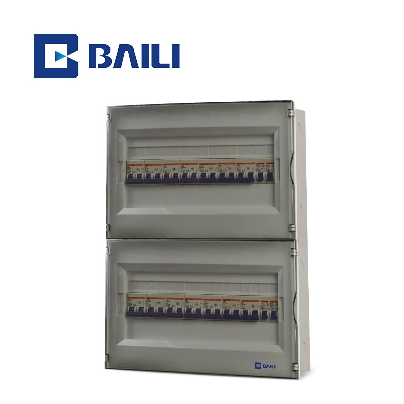 BAILI  LS 42 Way  High Quality new design Flush Mounted metal panel board MCB Electrical Distribution Box
