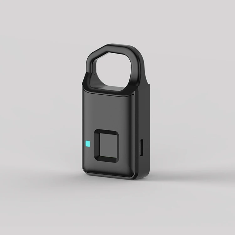 2021 High Quality Fingerprint Padlocks Long Battery Life Biometric Door Lock Cabinet Locks Waterproof Pad Lock