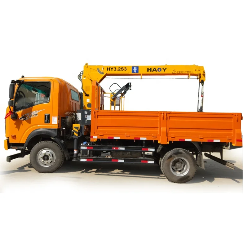 HAOY Rc Telescopic Hydraulic Boom Construction 360-degrees Slewing 3.2 Tons Crane with Manu Faturer Price