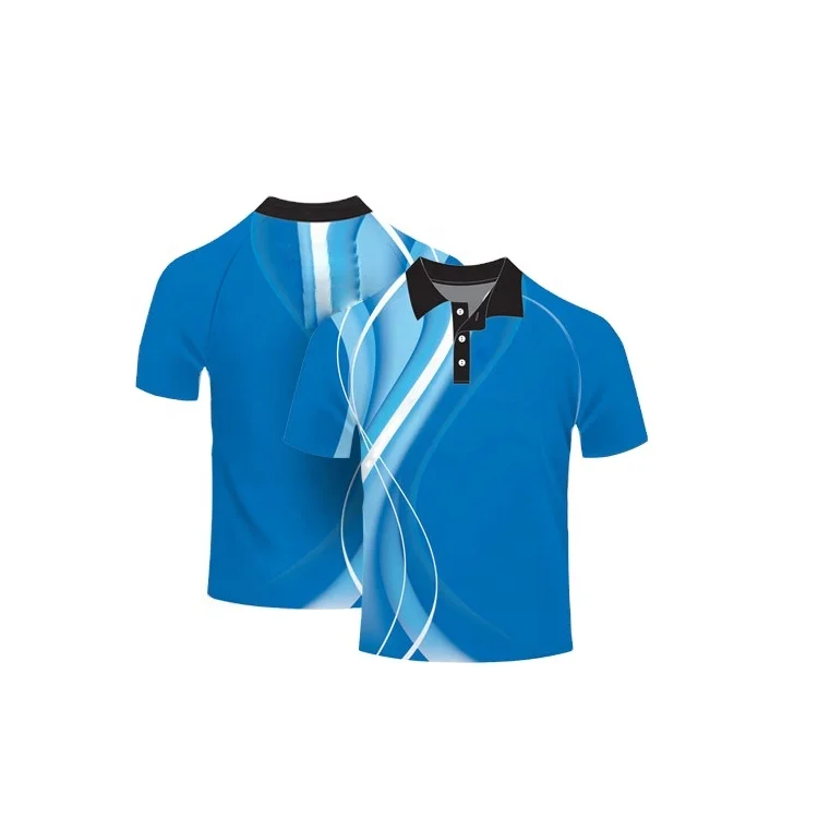 beautiful customize sublimation polo shirts customized logo for Retail Shop