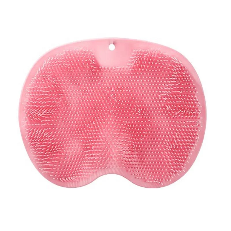 Washable Foot Pad Clean Massage Brush Foot Scrubber Pad bathing back massage brush Non-slip Foot Care Massage Mat
