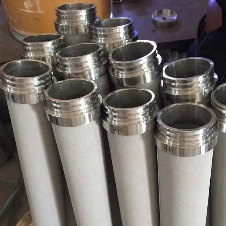 0,1 2 3 5 10 25 50 40 60 80 100 микрон пористая Спеченная проволочная сетчатая фильтрующая труба из нержавеющей стали