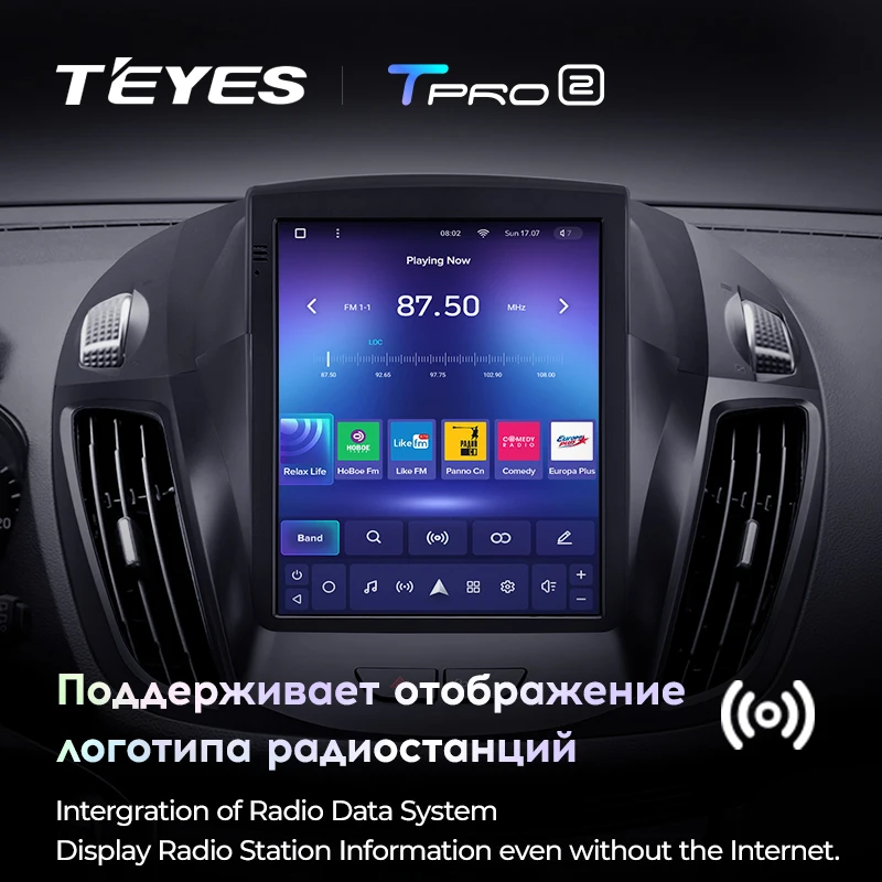TEYES TPRO 2 For Ford Kuga 2 Escape 3 2012 - 2019 For Tesla style screen Car Radio Multimedia Video Player GPS Android