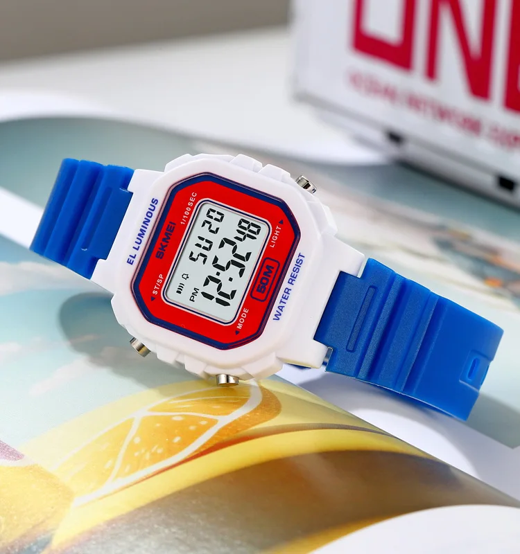 SKMEI 2326 Fashion Variety 50m Waterproof Outlook Kids Digital Led Cheap Digital Watches for kids boy girls