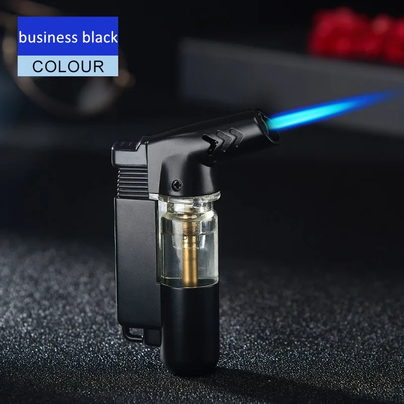Hot sale gas torch burner lighter jet flame thrower bbq lighter house flame gun for BBQ butane cigar lighter
