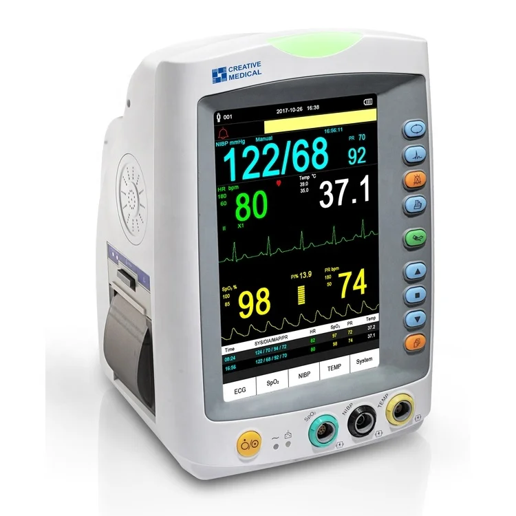 3.5 Inches Medical hospital Equipments Veterinary Use ECG Patient Monitor Veterinary Handheld Vital Sign Monitor