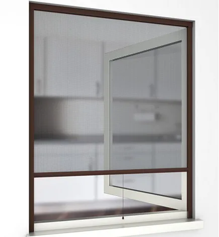 Wholesale Aluminium Frame Retractable Breathable Fiberglass Insect Fly Screen Window Mosquito Mesh Net Dust Proof Window Screens