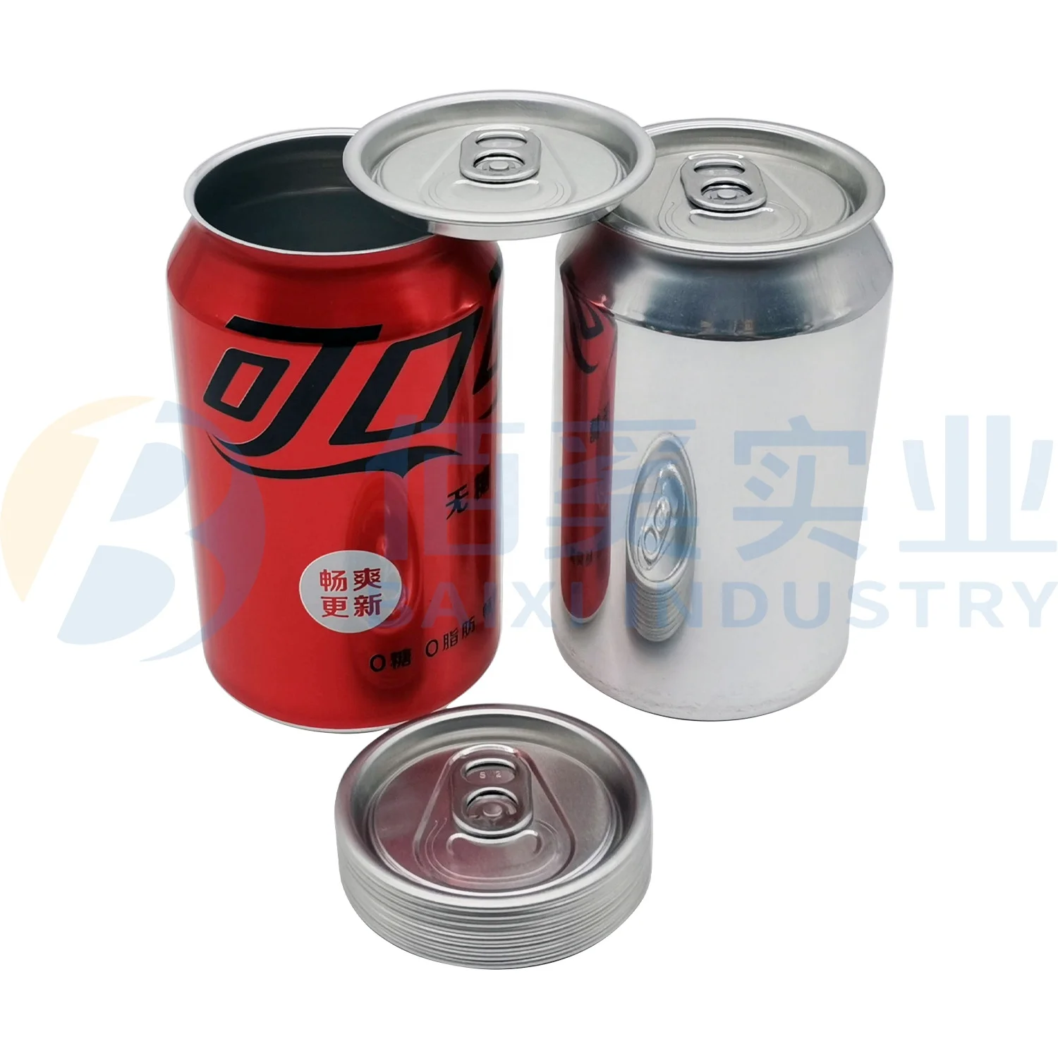 empty standard 330ml aluminum beverage cans with dia 202 easy open ends