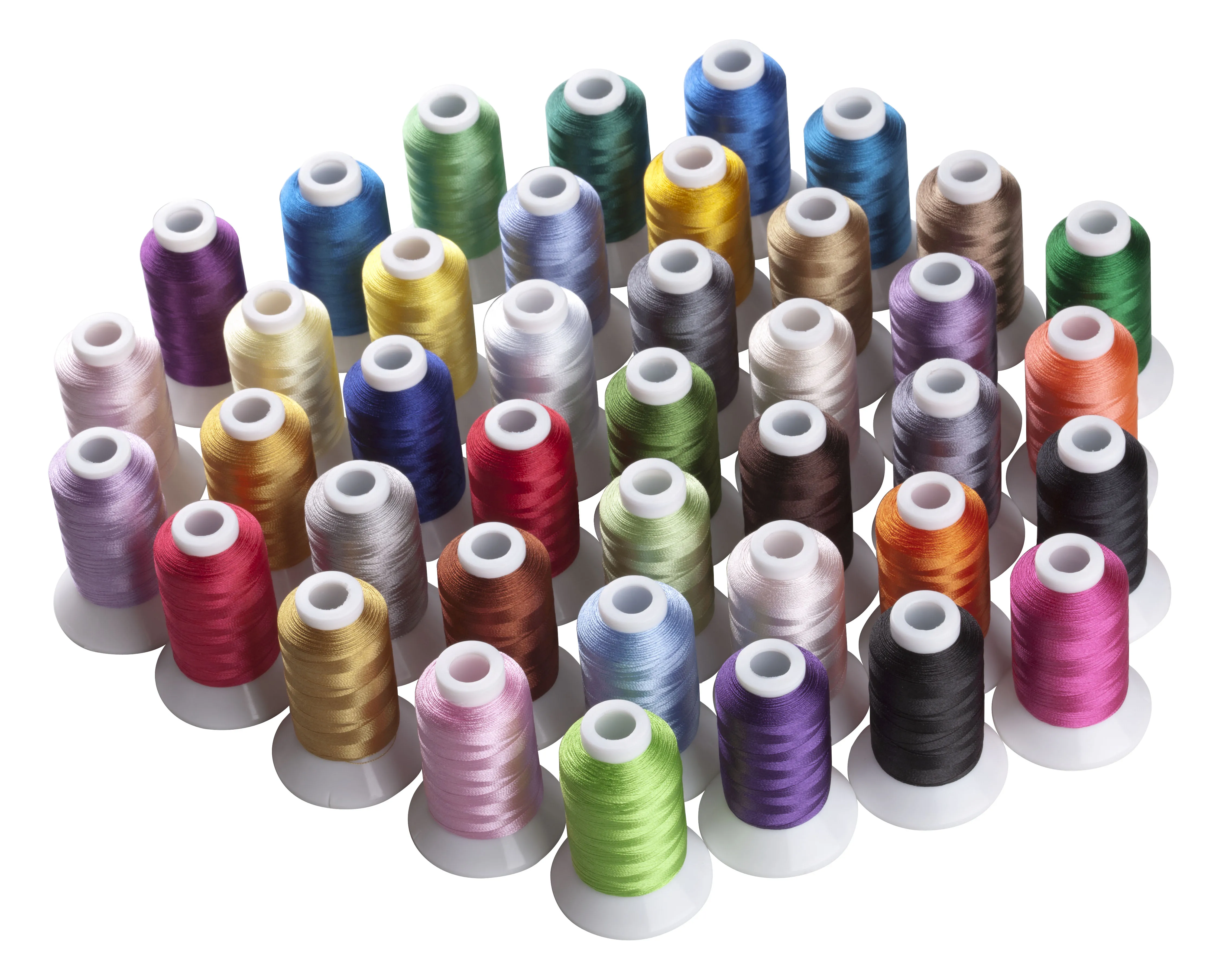 
40 colors and 500m each Embroidery machine thread, digital machine sewing thread from professional factory 