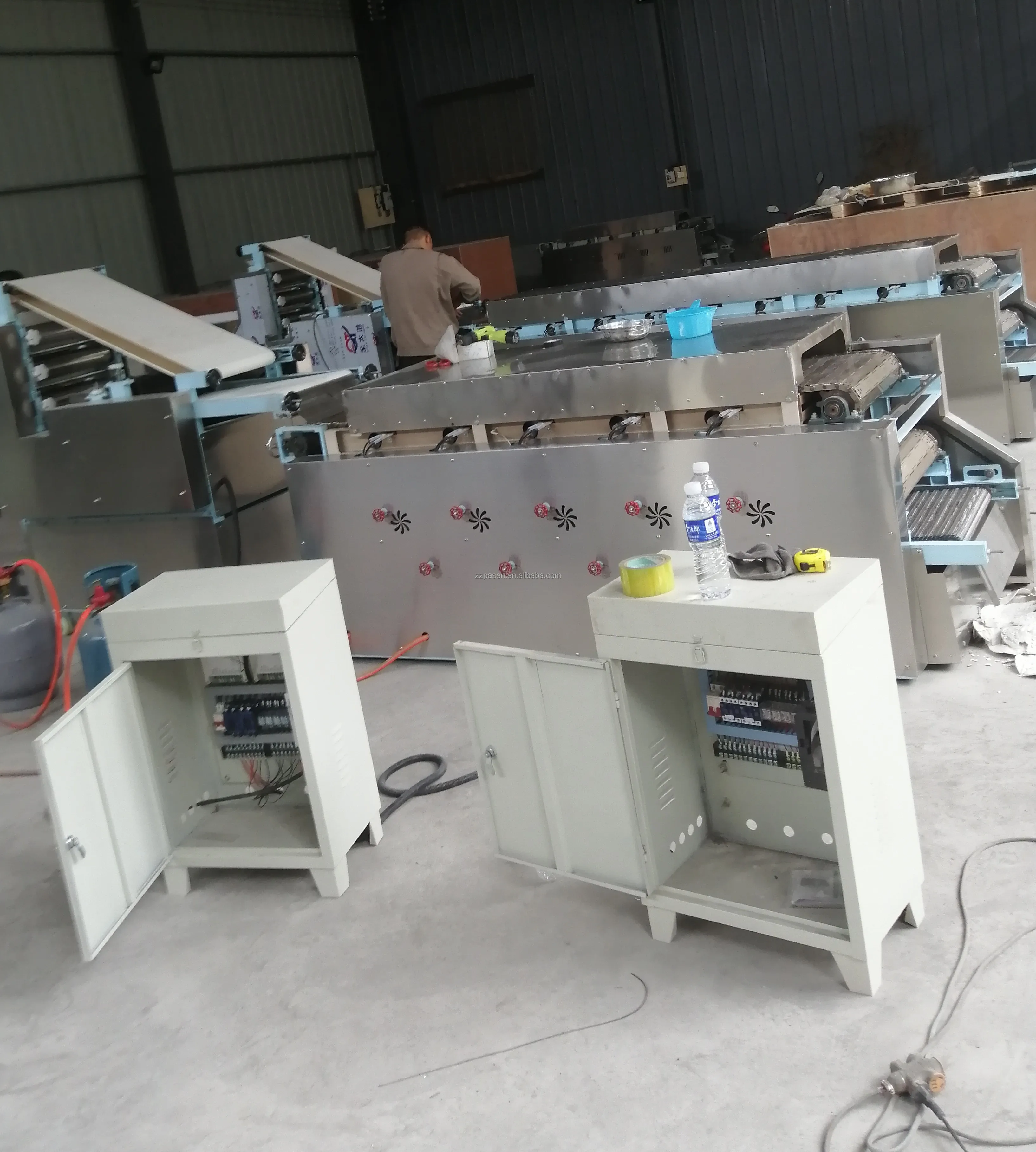 Wheat bread making machine flat bread baking oven Arabic bread making machine price