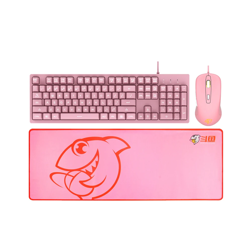 
 Игровая клавиатура и мышь DKS100, usb Проводная эргономичная игровая клавиатура с пользовательским логотипом  
