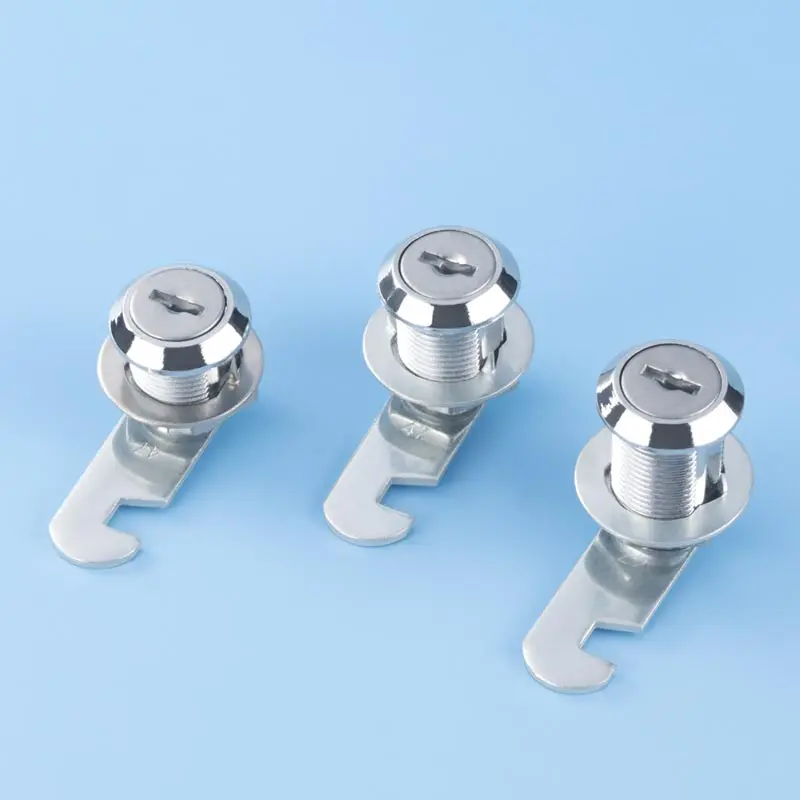 Super Durable  Steel and Zinc Cam Lock Keyed Alike Flat Key for Mailbox Metal Cabinets Drawers Kitchen Hotel Furniture