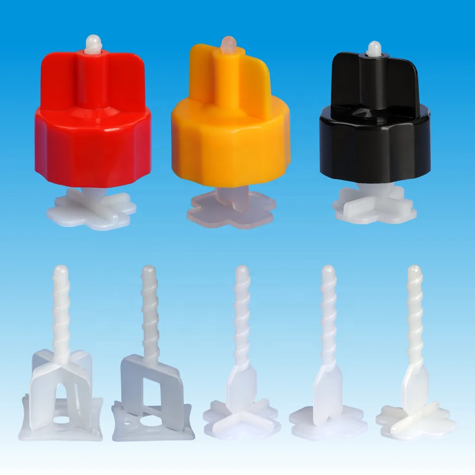 wholesale 1/8 tile clips leveling system floor leveler tiling tools plastic spacers for construction