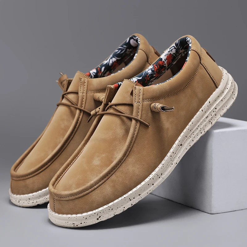 2023 Dudes Loafer Custom Men Boat Shoes Flat Other Trendy Casual Walking Style Slip on Boat Shoes for Men