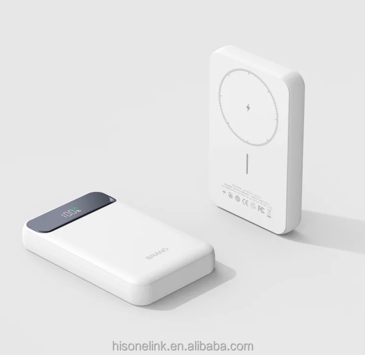 HSONE 2023 New Arrivals Mini Customized 22.5W Powerbank Fast Charging Wireless Magnetic Power Bank for Smart Phone