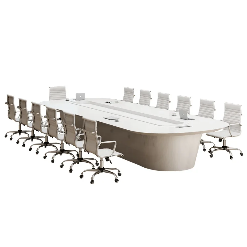 JXT Painted conference table negotiation table and chair combination