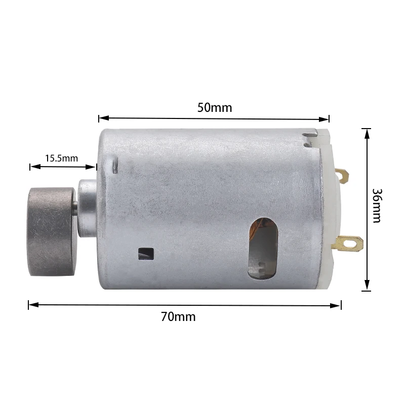 545 vibrating DC motor for household fan electrical appliance electric tool micro dc motor