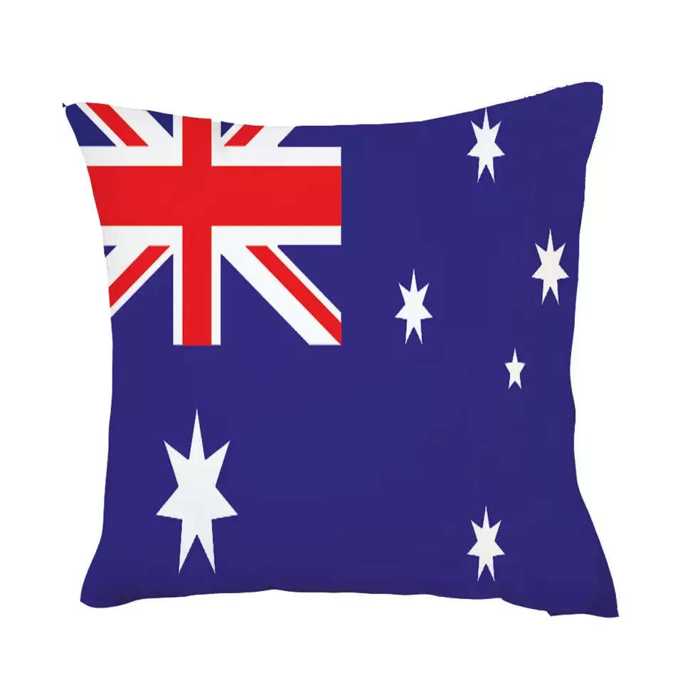 Wholesale 2022 World Cup Football Fan Supplies Souvenirs Gift Decorative square Cushion Cover