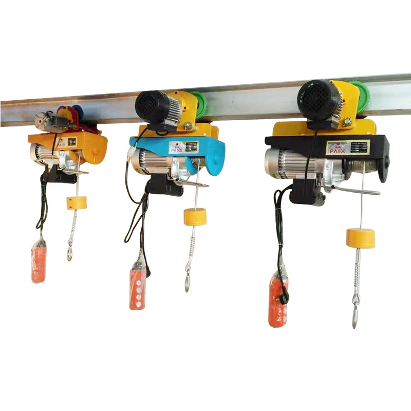 Wholesale hoist lifting machine mini electric pa wire rope hoist for lifting