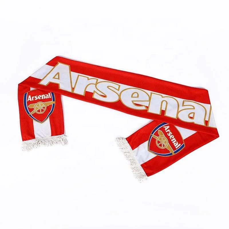  cheap promotional print soccer fans polyester football custom satin