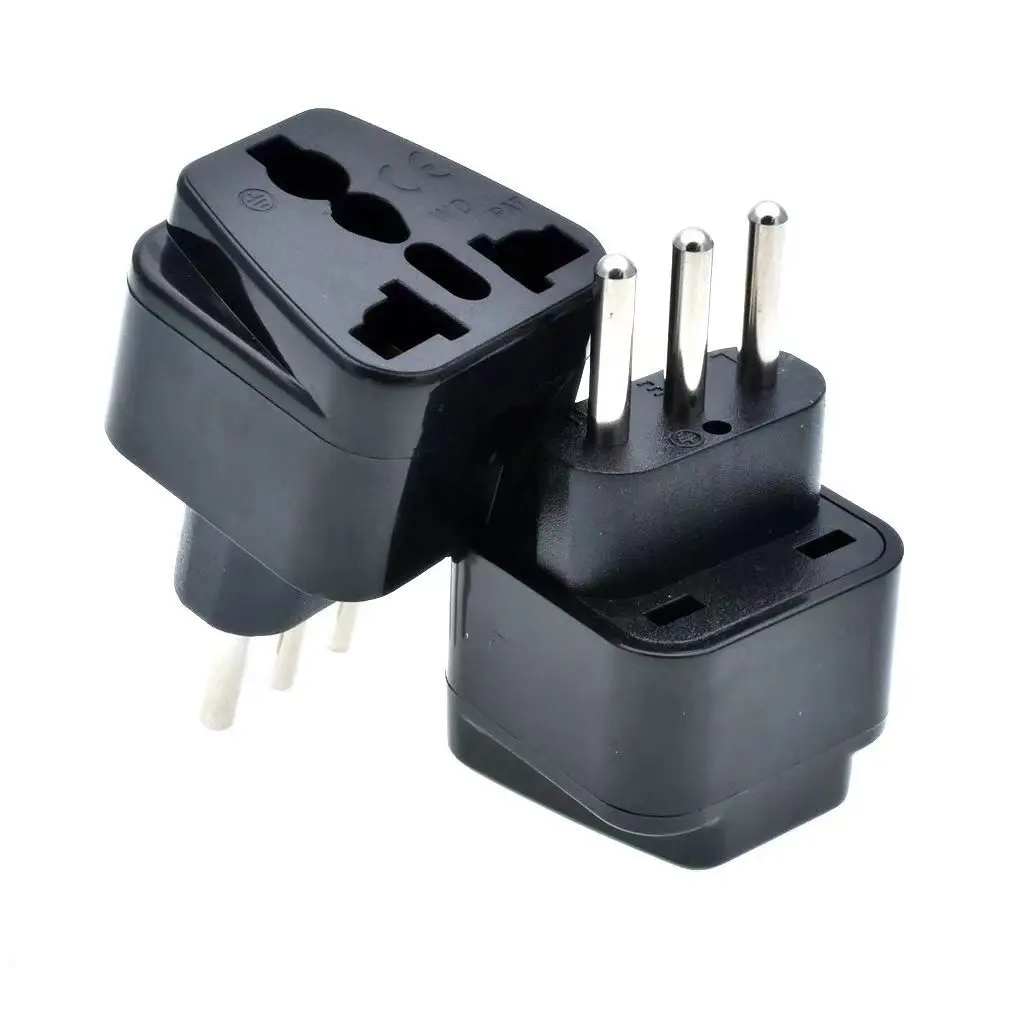 Hot selling Hot Universal to Italy Chile Adapter Plug with safety shutter italy plug adapter