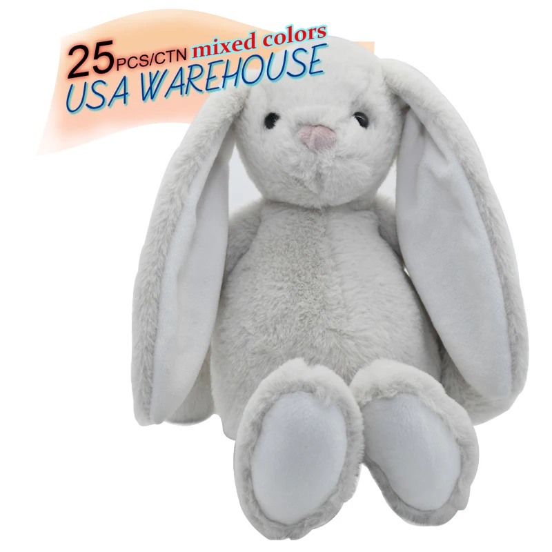 New Design Printable Stuffed Toy Doll Soft Plush Animals Custom Easter Gifts Sublimation Bunny Rabbit for DIY