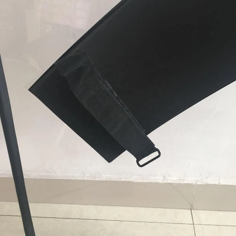 1100*600*4mm transparent anti riot shields with rubber cover