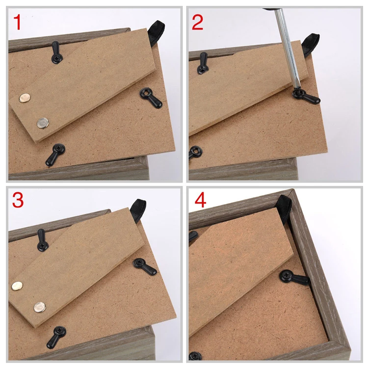 Плоские крепежные кнопки поворота Shanfeng 1 дюйм для задней панели рамы