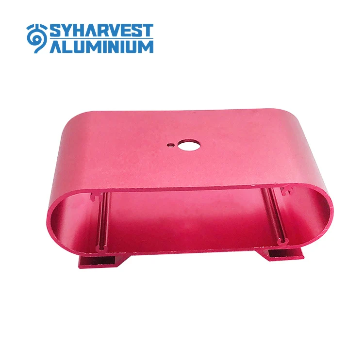 Mold opening customized  high-performance extrusion led profile cnc  metal aluminum radiator shell