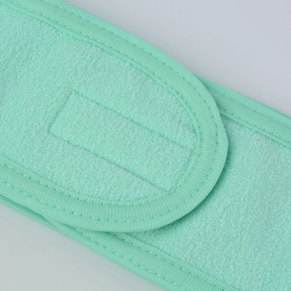 Custom Logo Head Band Terry Cloth Spa Headband Stretch Towel Washable Facial Band Cosmetic Makeup Wrap Headbands