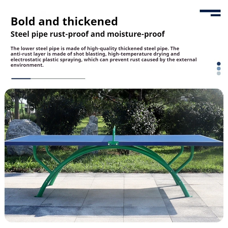 Factory wholesale outdoor waterproof SMC high quality outdoor table tennis table with cheap price